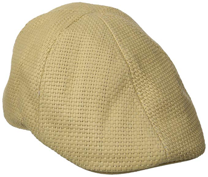 Original Penguin Men's Victor Straw Driving Cap