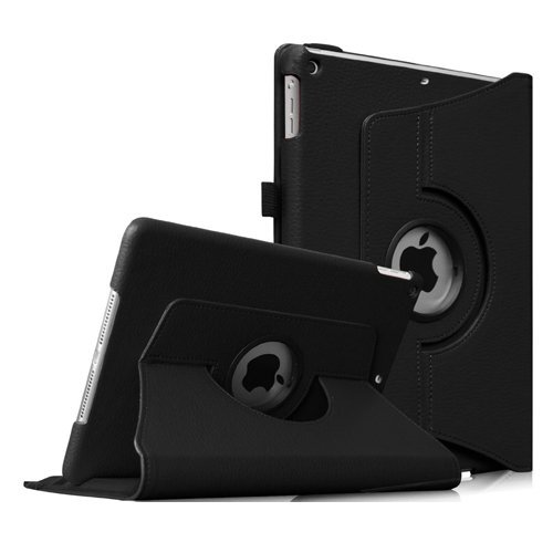 Fintie Apple iPad Air Case - 360 Degree Rotating Stand Case Cover with Auto Sleep / Wake Feature for iPad Air (iPad 5th Generation) 2013 Model, Black