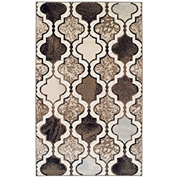 Superior Modern Viking Collection Area Rug, Ivory, 8' x 10'