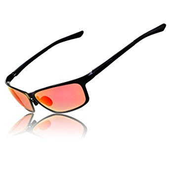 Ronsou Men's Retangular Polarized Sunglasses UV400 Eyewear Glasses For Driving Fishing Outdoor