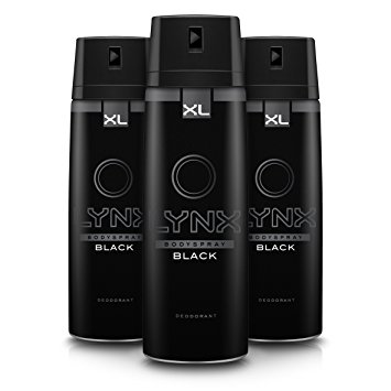 Lynx Black Body Spray Deodorant, 200ml, Pack of 3