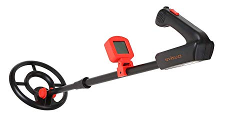 Visua VSMD-ONE Easy to Operate Junior Lightweight Metal Detector with Waterproof Search Coil and LCD Display. Ideal for Children and Beginners.