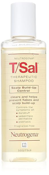 Neutrogena T/Sal Shampoo Therapeutic Scalp Build-Up Control Maximum Strength 4.5 Oz (Pack of 2)