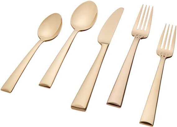 Lenox Colebrook 5-Piece Place Setting, 1.00 LB, Metallic