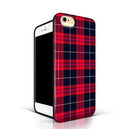 iPhone 66s guy Case Akna Glamour Series Flexible TPUHigh ImpactExclusive Pattern Soft Back Cover for iPhone 66s 47 inch iPhone - Scotch TartanUS