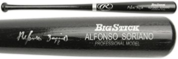 Alfonso Soriano Chicago Cubs Autographed Rawlings Black Big Stick Name Engraved Baseball Bat - Fanatics Authentic Certified