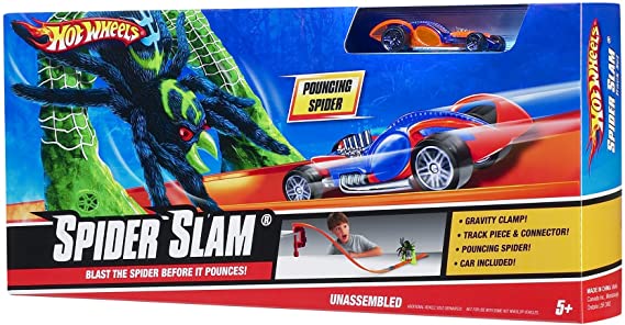 Hot Wheels Spider Slam Track Set