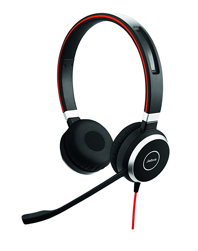 Jabra Evolve 40 Stereo Headset for PC, laptop, mobile phone, smartphone, softphone and tablet