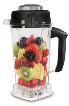 Vitamix Eastman Tritan Copolyester Soft-Grip 64-Ounce Container with Wet Blade and Lid