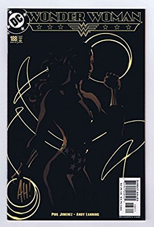 Wonder Woman #188 Near Mint- Signed w/COA by Cover Artist Adam Hughes 2003 DC