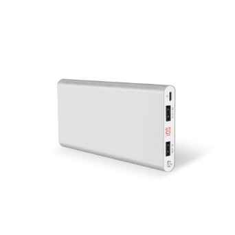 Polanfo 20000m Power Bank External Battery Charge pack for Smartphone & Tablets(Silver)
