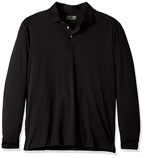 PGA TOUR Men's Airflux Long Sleeve Polo Shirt