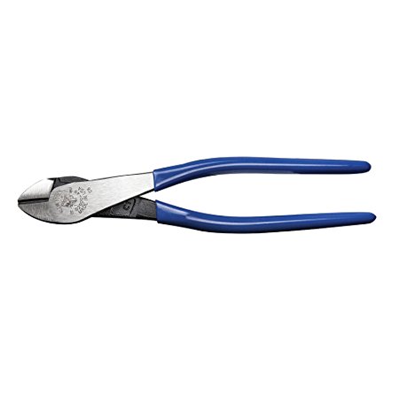 Klein Tools D200049 9-Inch Diagonal Cutting Pliers, Angled Head