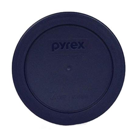 Pyrex Blue 3 Cup Round Storage Cover #7401-PC for Glass Bowls, 1-Pack