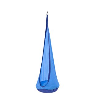 HearthSong HugglePod Lite Hanging Chair, Blue