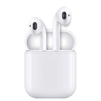 Bluetooth 5.0 Earbuds, Automatic Pairing， Wireless Earbuds Touch Control Bluetooth Headphones Stereo Bass Earphones with Charging case, Built-in HD Microphone.Compatible with Phone/Airpods Andro