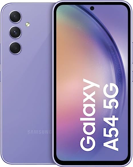 Samsung Galaxy A54 5G 128GB Awesome Violet 16,31cm (6,4") Super AMOLED Display, Android 13, 50MP Triple-Kamera