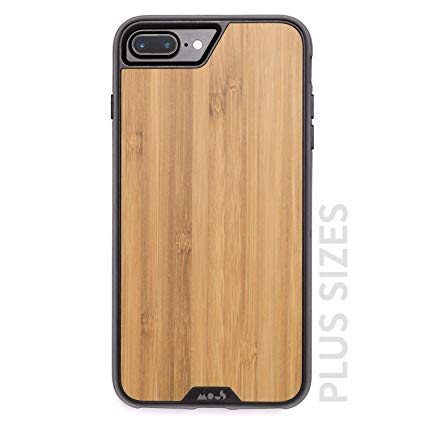 Mous Protective iPhone Plus 8 /7 /6s /6  Plus Case - Real Bamboo Wood - Screen Protector Inc.
