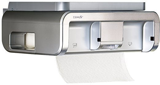 Clean Cut Touchless Paper Towel Dispenser, Stainless Finish