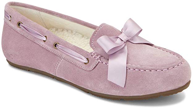 Vionic Women's Haven Alice Slipper - Ladies Moccasin with Concealed Orthotic Arch Support