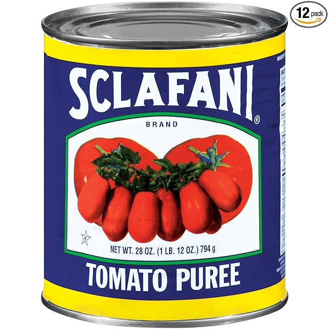 Sclafani Tomato Puree, 28 Ounce (Pack of 12)