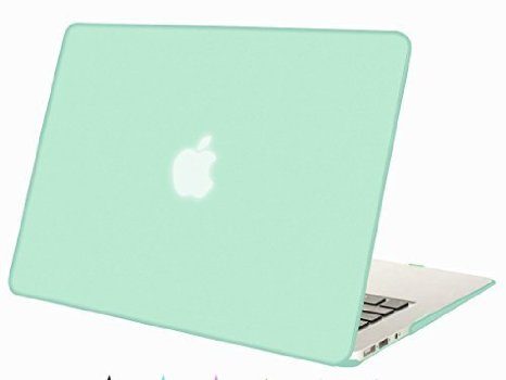 Mosiso MacBook Air 13 Case Soft-Touch Plastic Hard Shell Snap On Case Cover for MacBook Air 133 A1466 and A1369 Mint Green with One Year Warranty
