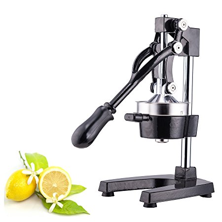 CO-Z Commercial Grade Citrus Juicer Hand Press Manual Fruit Juicer Juice Squeezer Citrus Orange Lemon Pomegranate (Black)