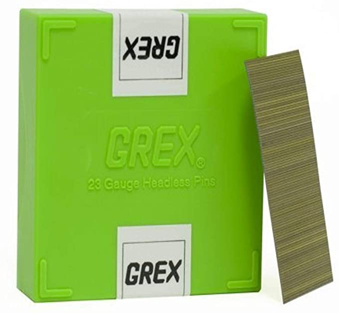GREX P6/35L 23 Gauge 1-3/8-Inch Length Headless Pins (10,000 per Box)