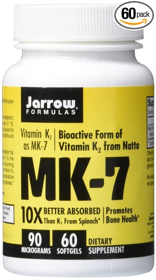 Jarrow Formulas Vitamin K-2 as MK-7 - 90 mcg 60 softgels