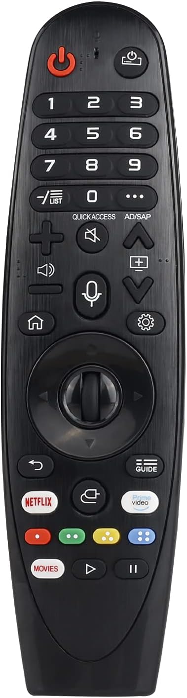 Voice Magic Remote AKB75855501 Fit for LG Smart TV, CHUNGHOP Replacement for LG Magic Remote Control AN-MR650A AN-MR18BA AN-MR19BA AN-MR20GA 2020 2019 2018 2017 Models with Prime Video, Netflix Buttons