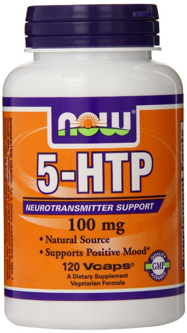 NOW Foods 5-HTP VCaps, 100 mg, 120 Count