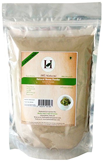 100% Natural Organically Cultivated Henna Powder Specially For Hair - Bulk Pack -Triple Sifted Henna Powder - Lawsonia Inermis (For Hair) 02 LB / 32 oz (908 gms)- No PPD no chemicals, no parabens