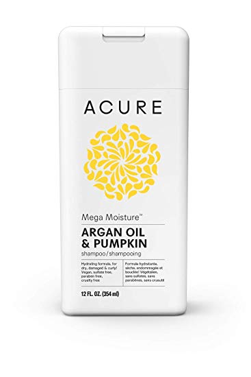 ACURE Mega Moisture Shampoo, Argan, 12 Fl. Oz. (Packaging May Vary)