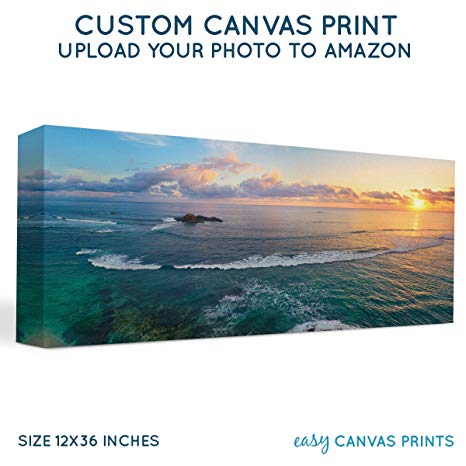 BuildASign Your Panoramic Photo on Custom Personalized Canvas Prints (12x36) 1.5" Wrap - Great Gift Idea by Easy Canvas Prints