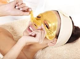 PACK OF 3 24k Gold Facial Mask- Anti-Wrinkle Skin Whitening & Moisturizing treatment - Bio-collagen Crystal Facial Mask For Skin Rejuvenation and Repair