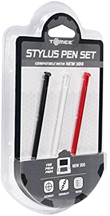 Tomee Stylus Pen Set for New 3DS (3-Pack)