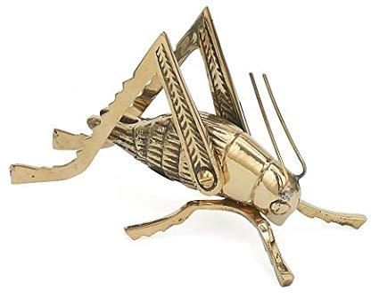 GSM Solid Brass Cricket ~ Fireplace Crickets on The Hearth