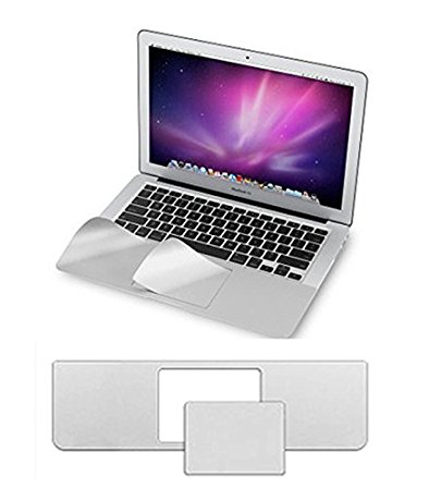 CaseBuy Retina 13-Inch Palm Rest with Guard Shield Cover Skin Protector Sticker Silver for 13.3" MacBook Retina A1502 A1425