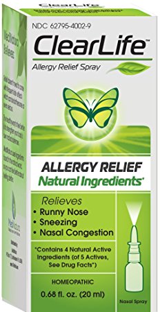 ClearLife Allergy Nasal Spray, 0.68 Ounce