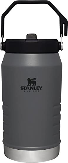 Stanley IceFlow Stainless Steel Water Jug with Straw, Vacuum Insulated Water Bottle for Home and Office, Reusable Tumbler with Straw Leakproof Flip