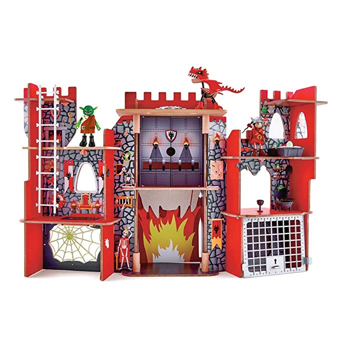 Hape Viking Castle  Playset  Ride The Dragon Dollhouse