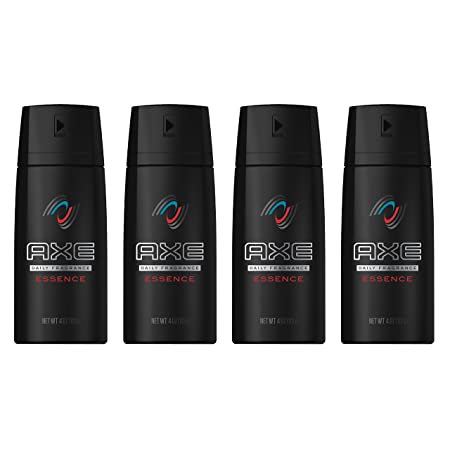 AXE Body Spray for Men, Essence, 4 Oz, Pack of 4