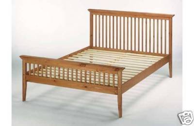 4ft6 (135cm) Double Shaker Wooden Bed Frame