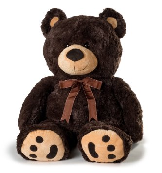 Huge Teddy Bear - Dark Brown