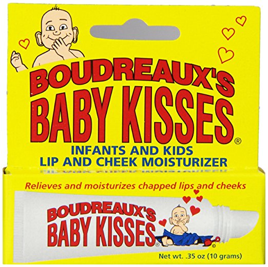 Boudreaux's Baby Kisses Lip & Cheek Moisturizer, 0.35 Ounce (Pack of 6)