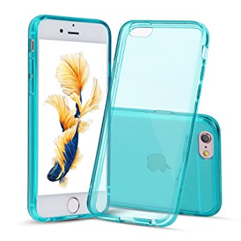 iPhone 6s Plus Case, 5.5" Shamo's Thin Case Cover TPU Rubber Gel, Transparent Clear Back Case, Soft Silicone, Shamo's [Compatible with iPhone 6 plus and iPhone 6s Plus] (Dark Green)
