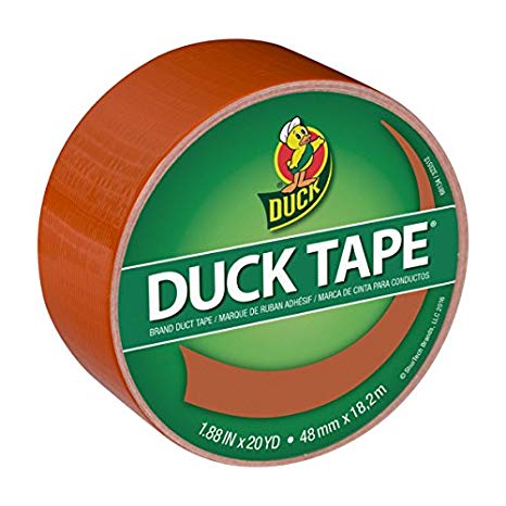 Duck Brand Colored Duct Tape, Terracotta, 1.88 Inches x 20 Yards, Single Roll (285227)