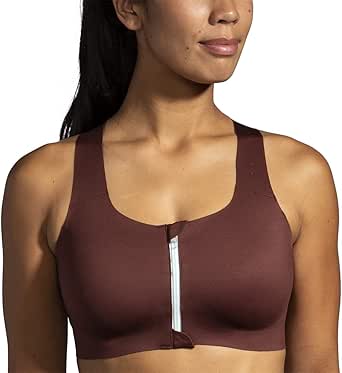 Brooks Women's Zip 2.0 Sports Bra for Running, Workouts & Sports