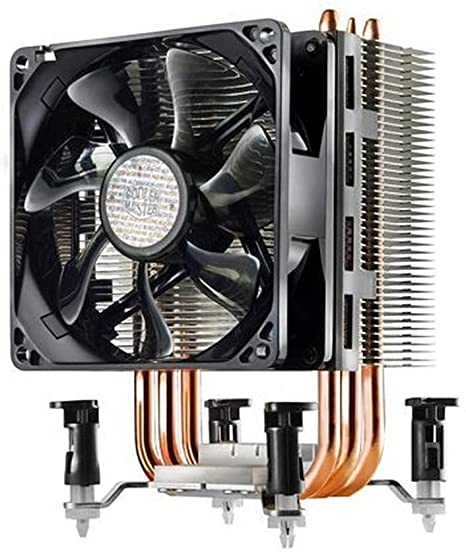 Cooler Master Hyper TX3 EVO - Système de refroidissement, compact et efficace, 3 caloducs à contact direct, ventilateur processeur PWM de 92 mm