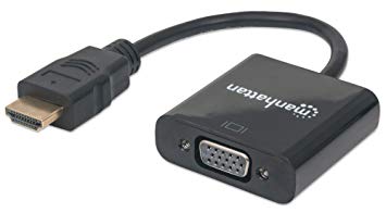 Manhattan HDMI (Male) - VGA (Female) Converter Black 151467